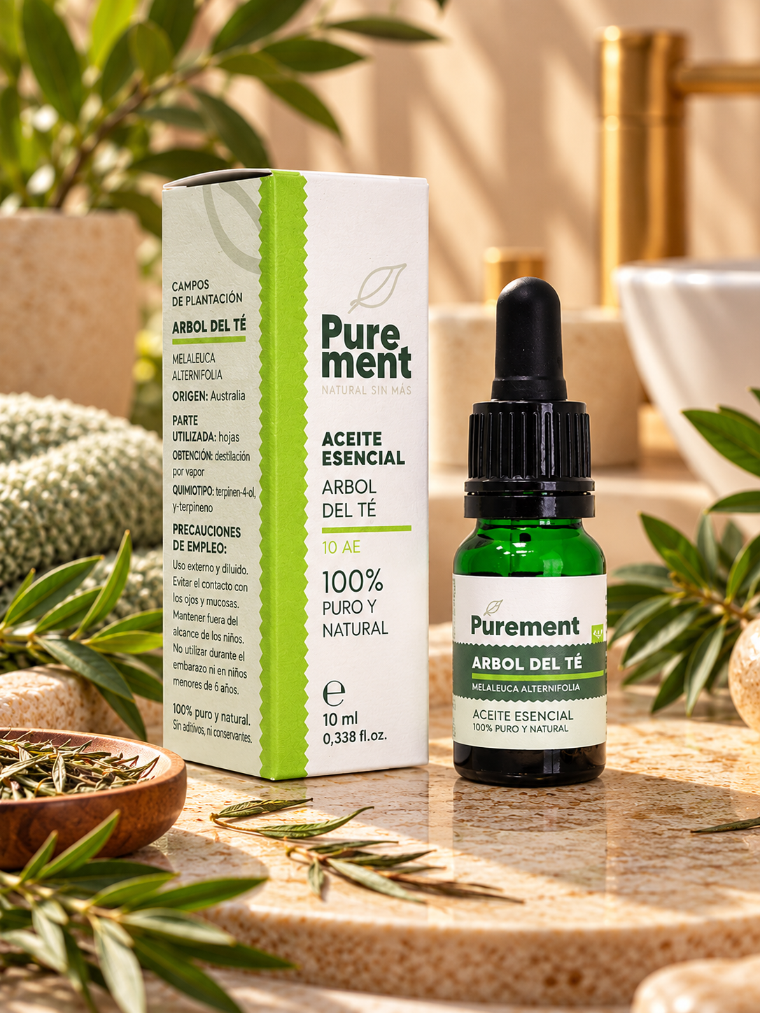 Aceite esencial · Árbore de té verde · 10 ml