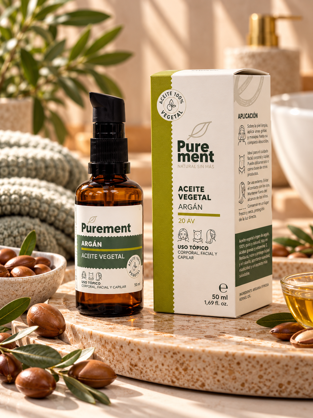 Aceite Vegetal · Argán ECO · 50 ml