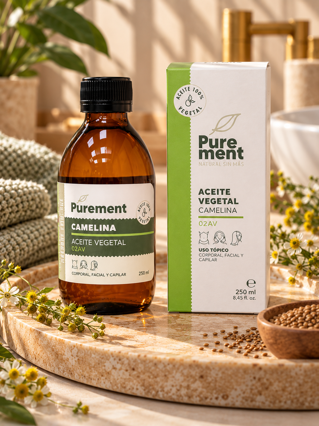 Aceite Vexetal · Camelina ECO · 250 ml