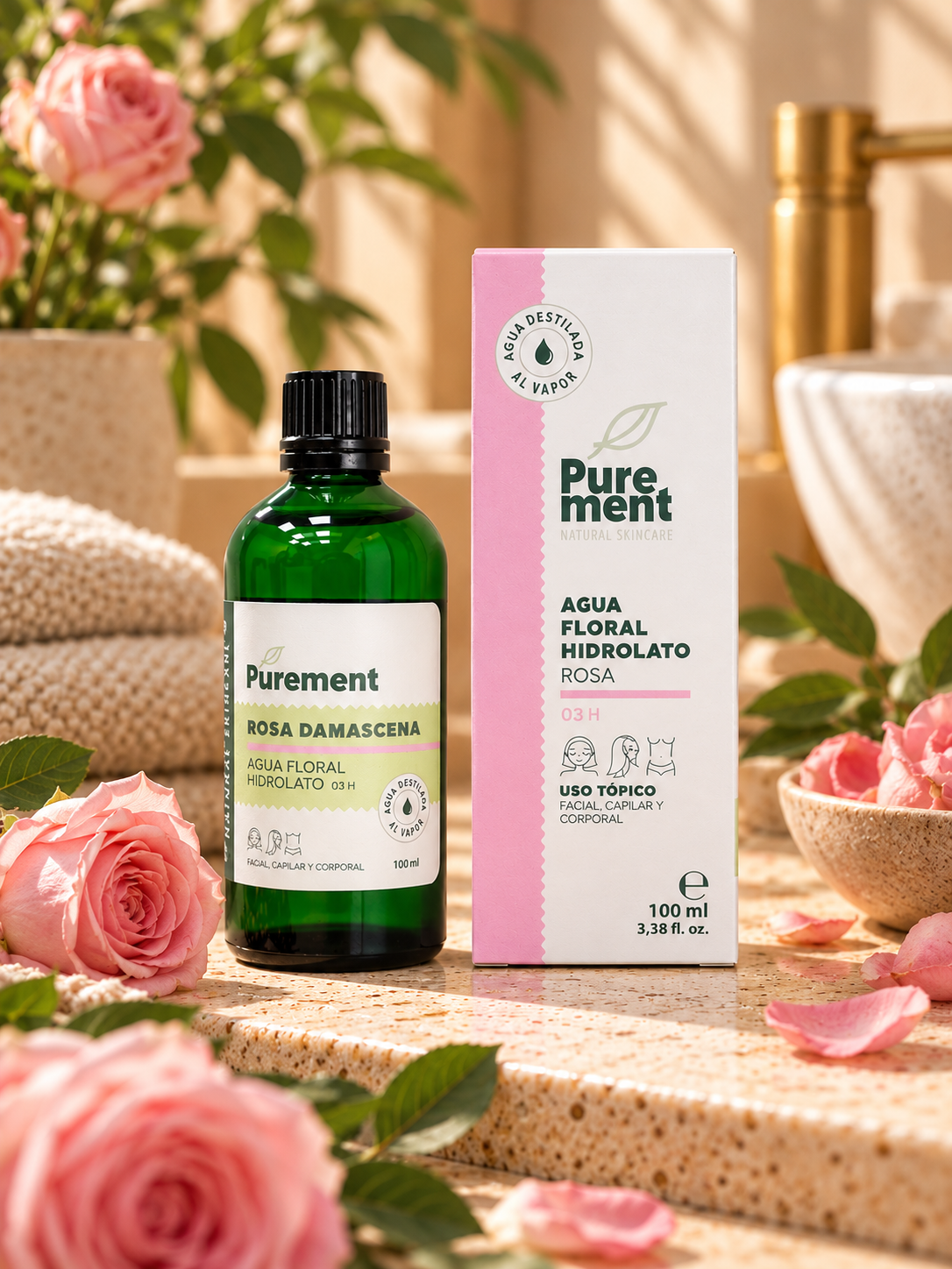 Hidrolato · Rosa ECO · 100 ml