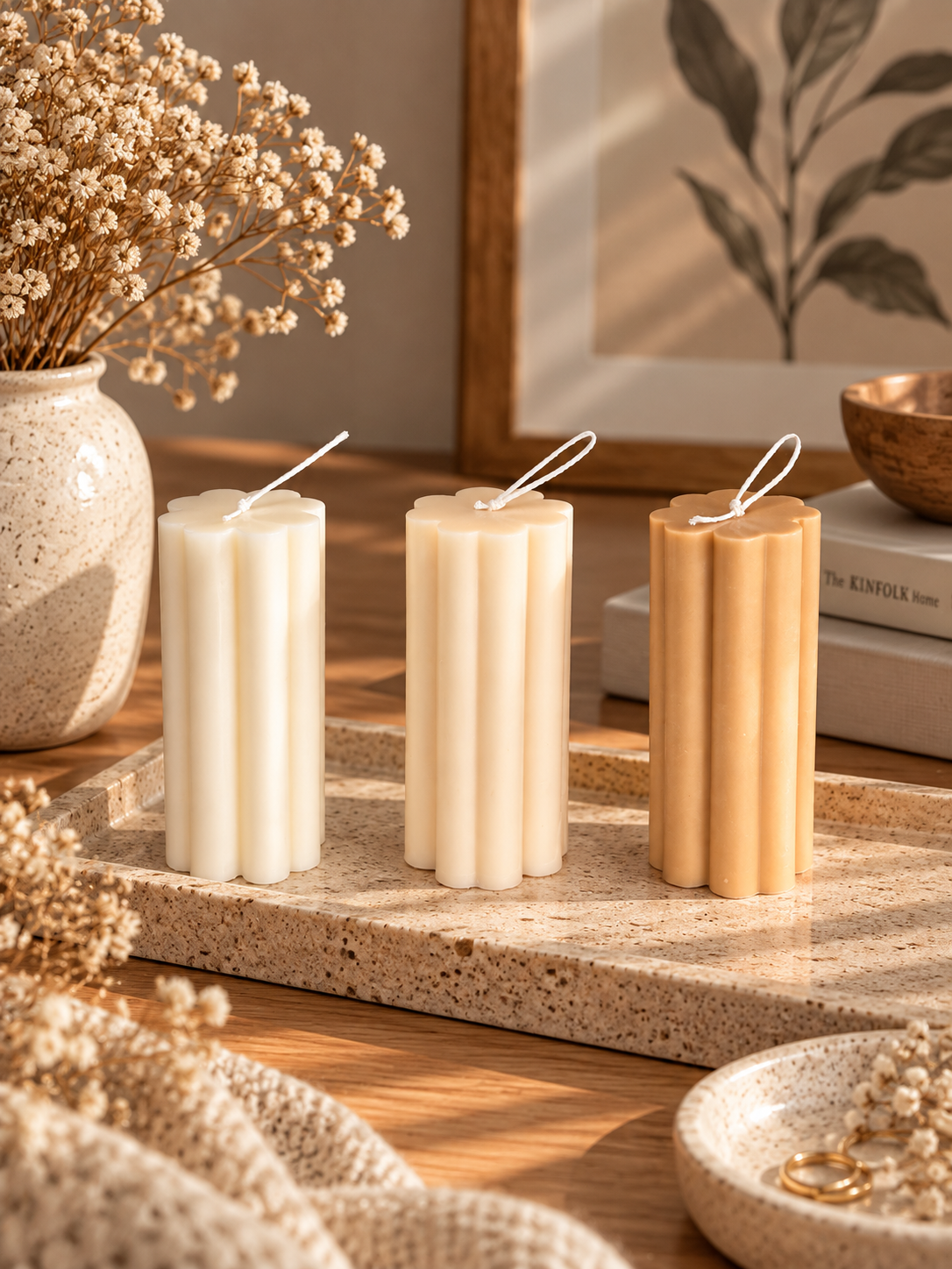 Vela Decorativa · Flor