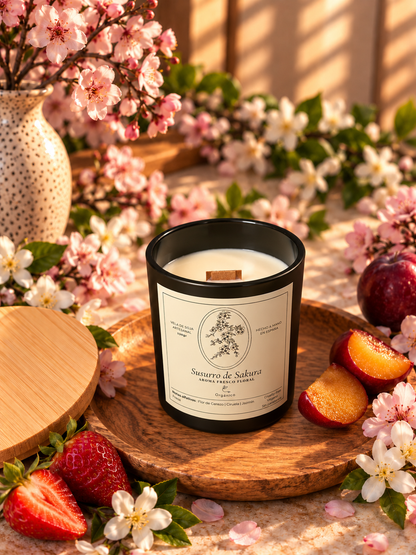 Vela · Jazmín & Flor de Cerezo