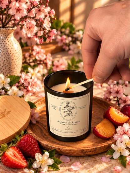 Vela · Jazmín & Flor de Cerezo