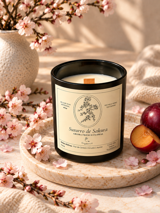 Vela · Jazmín & Flor de Cerezo