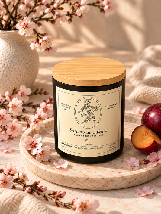 Vela · Jazmín & Flor de Cerezo