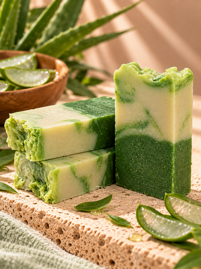 Jabón de Aloe Vera · Hidratante & Regenerador