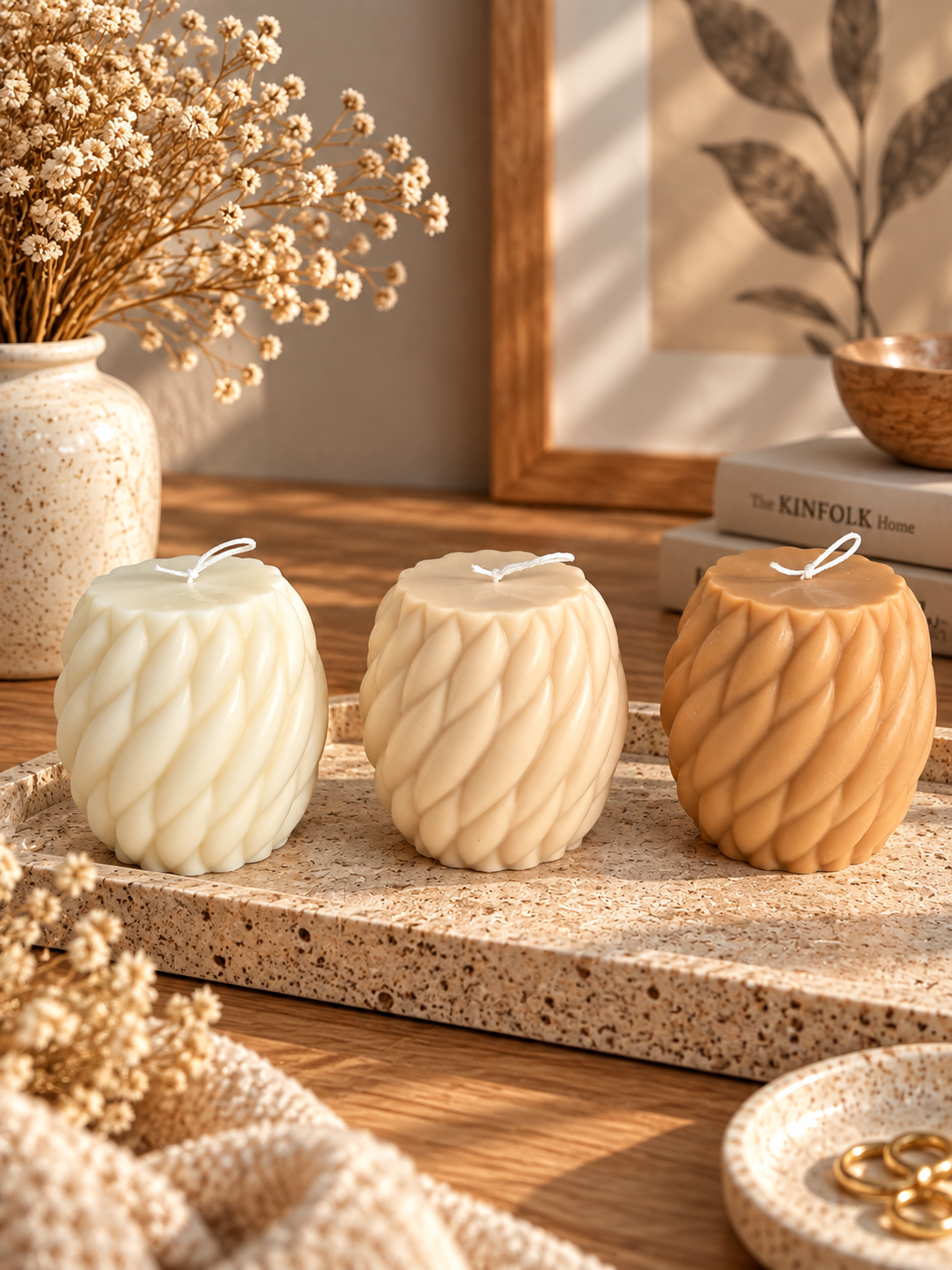 Vela Decorativa · Trenzada