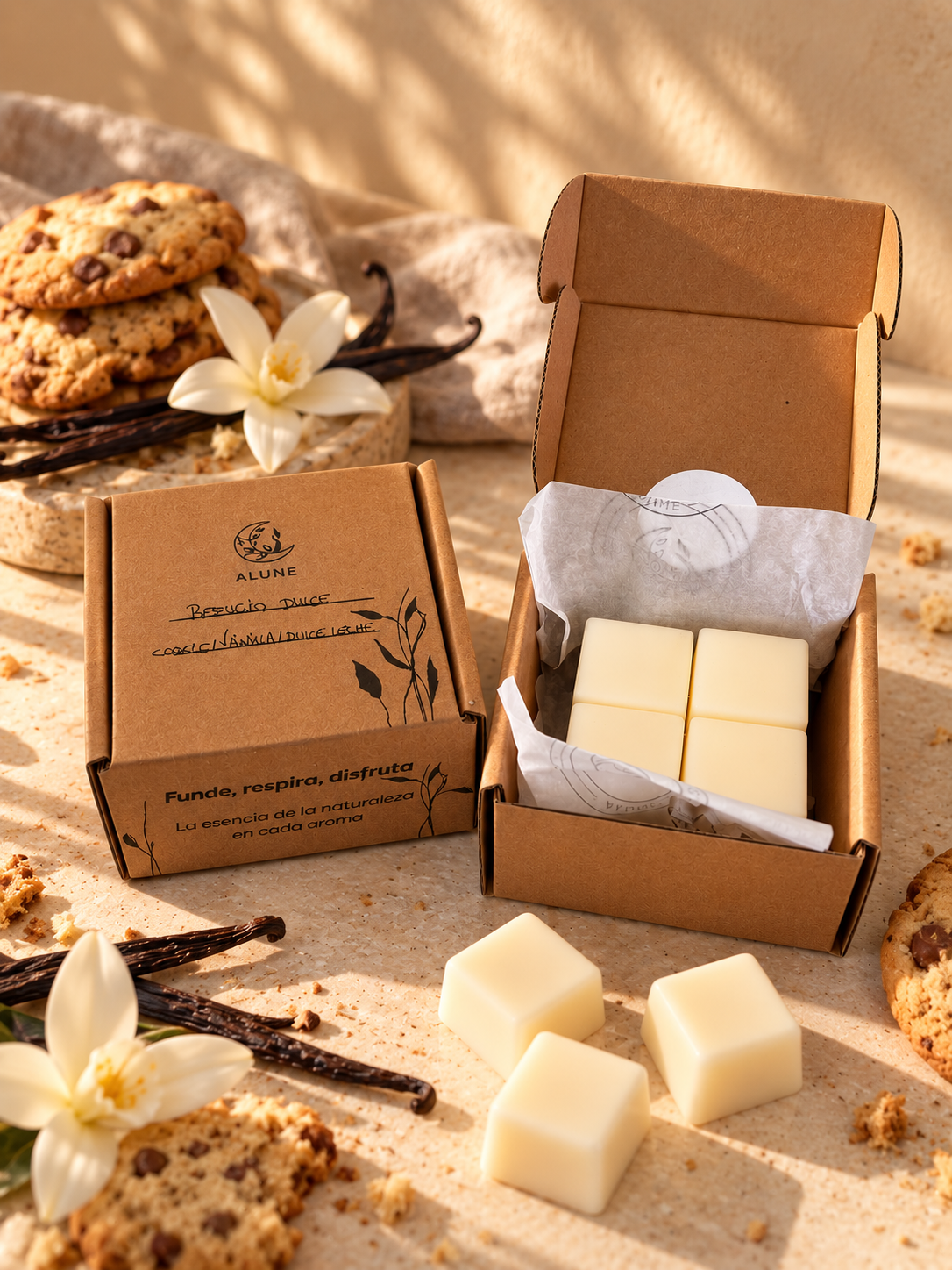 Wax Melts · Vainilla e Galleta