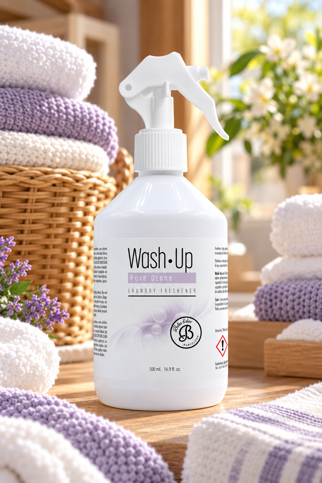 Spray Téxtil · Wash Up Fresh Pure Ozone