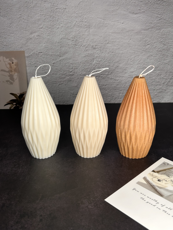 Vela Decorativa Pera - GR, BEIGE